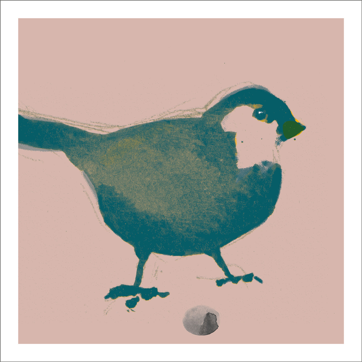 Little Creatures Bird Greeting Card