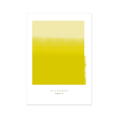 Art print depicting yellow horizon.